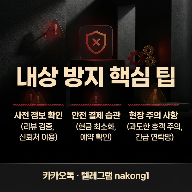 나트랑 불건마 코스 후기 내상 방지 핵심 팁