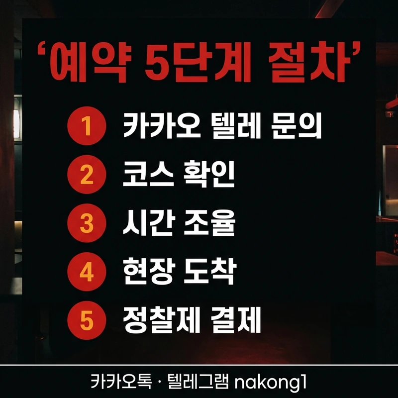 나트랑 불건마 예약 방법 단계별 체크리스트 안내