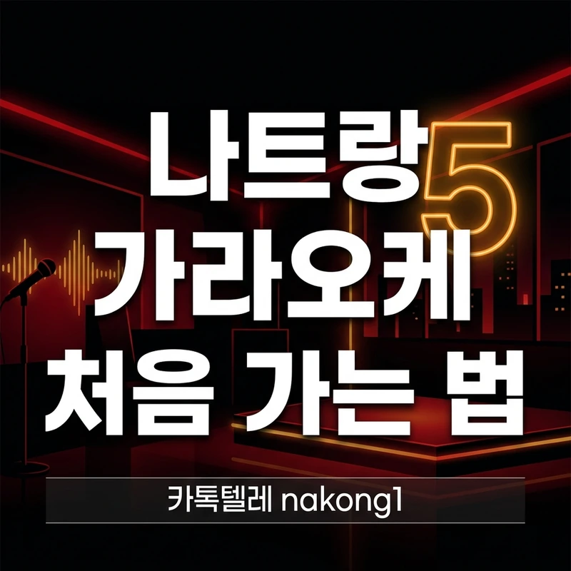 나트랑 가라오케 처음 가는 법 첫 방문 체크포인트 5가지 결론