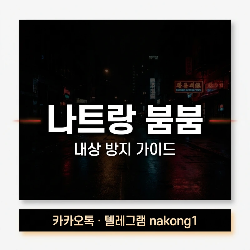 나트랑 봐봐 내상 피하는 법 첫 방문 가이드 2026