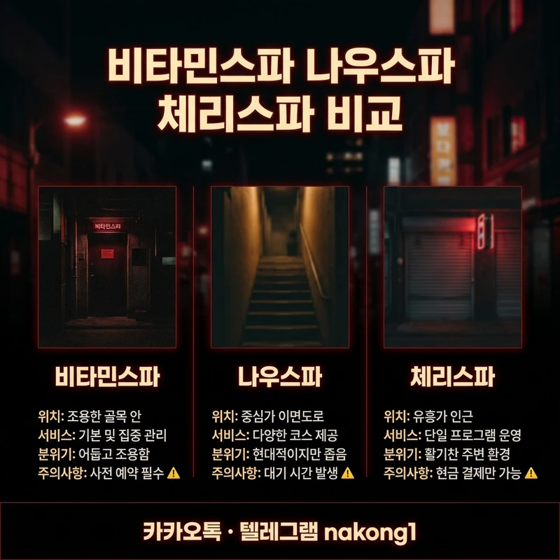 나트랑 불건마 예약 주의사항 업소별 흐름 비교